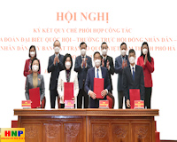 Ký kết Quy chế phối hợp giữa ĐBQH - HĐND - UBND - Ủy ban MTTQ Việt Nam Thành phố giai đoạn 2021-2026