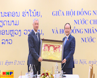 Trao đổi, chia sẻ kinh nghiệm hoạt động cơ quan dân cử giữa hai Thủ đô Hà Nội - Viêng Chăn